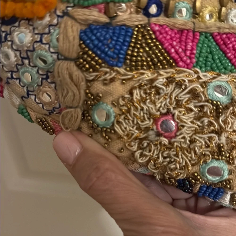 Banjara Bead & Mirror Hobo Bag